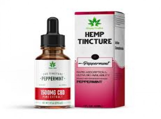 Organic 1500mg CBD Tincture with Peppermint Extract